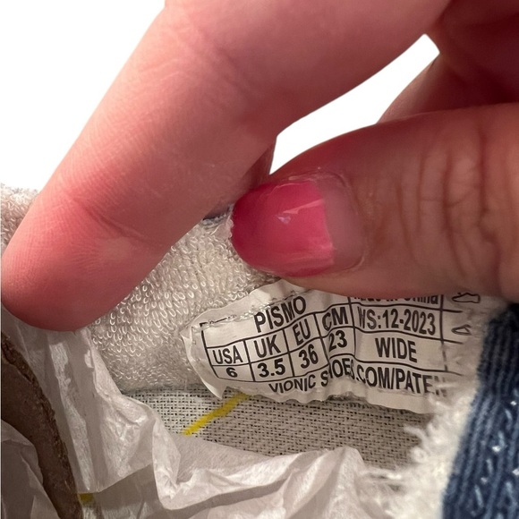 NWT Vionic Beach Women’s Pismo Casual Sneakers in Denim in size 6 wide - Picture 8 of 8